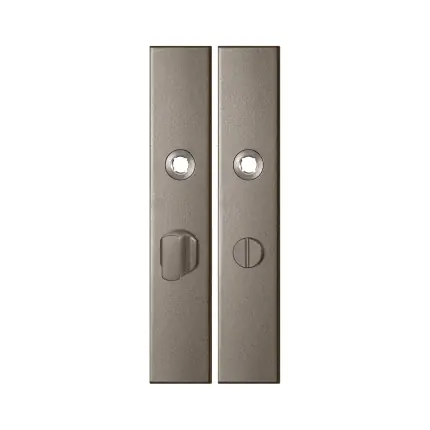 Gratis Retour GPF1125.A3 langschild rechthoekig WC55/8 grote knop Mocca blend