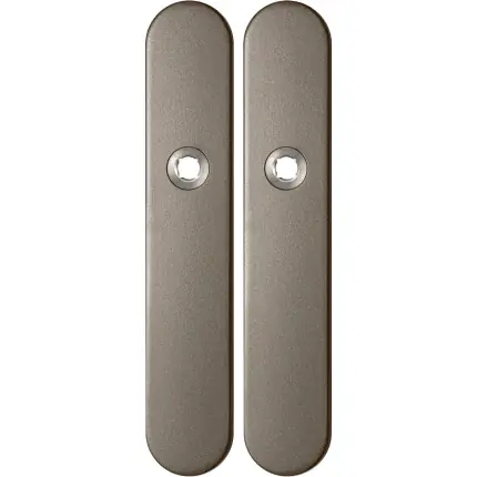 Nieuw GPF1120.A3 langschild afgerond blind Mocca blend
