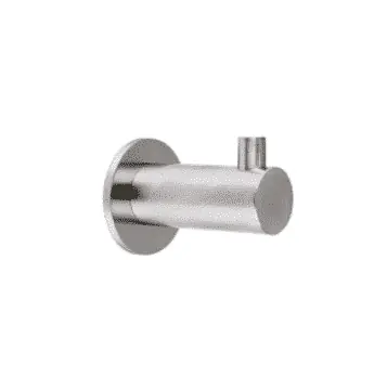 Kapstokhaak op rozet 19mm RVS Gratis Retour