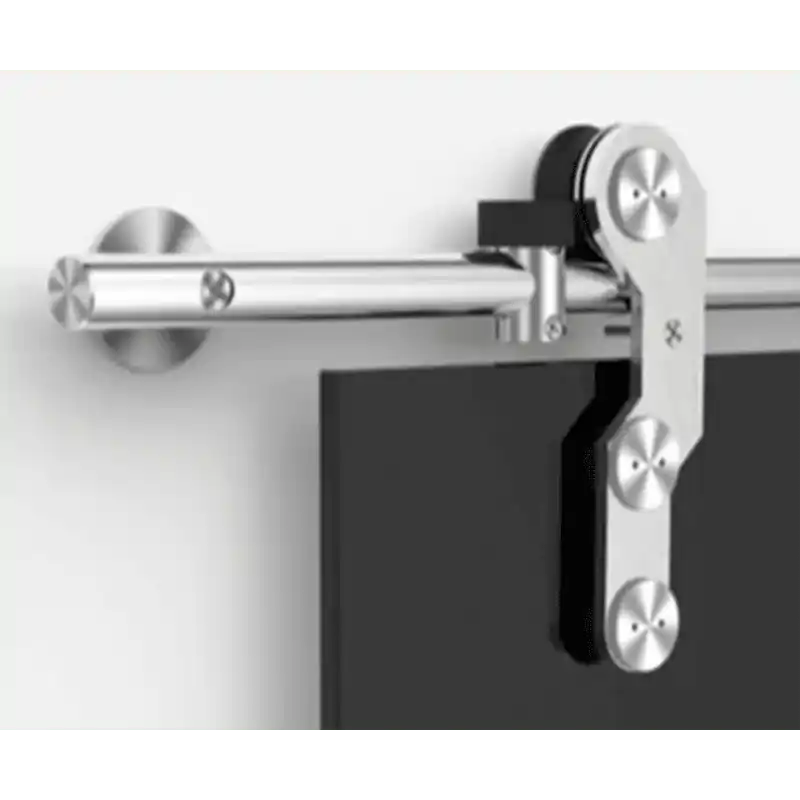 Flitsaanbieding Schuifdeurrailset Modulair A6 voor houten deur 600-900mm RVS