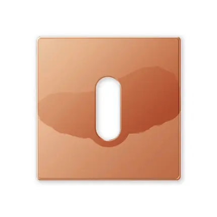 Voordeelprijs 1291/B sleutelrozet 50x6mm rosé goud
