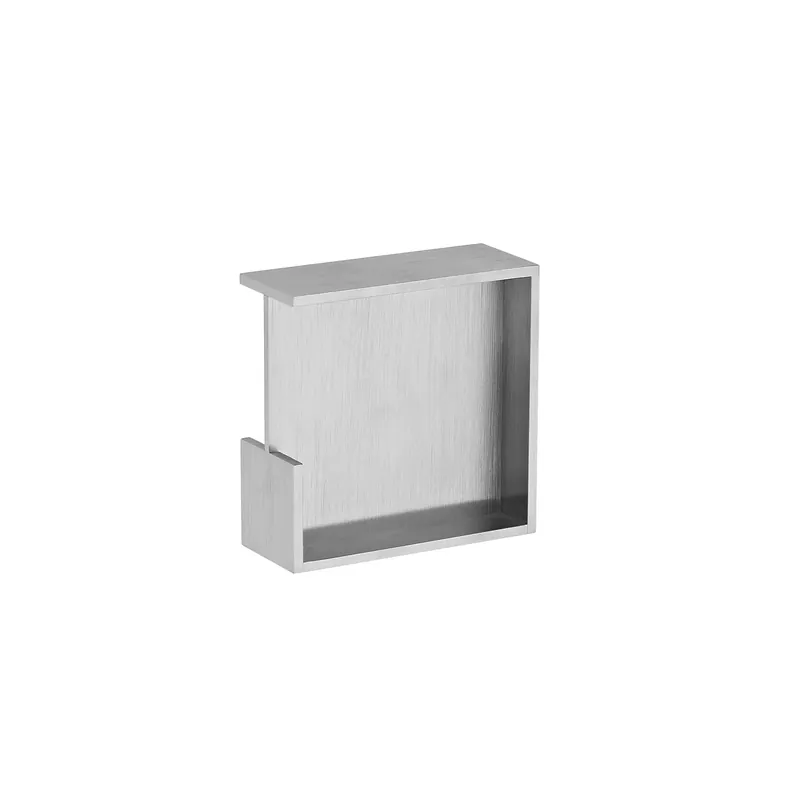 Hoge Kwaliteit Schuifdeurkom tweezijdig Vierkant 100x100x40mm RVS boven open