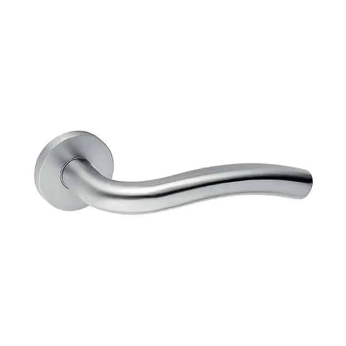 Merkproduct Deurkruk Tubular L 19mm RVS gebogen
