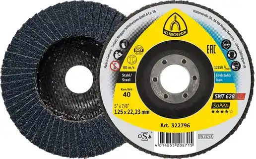 Beperkt Aanbod LAMELLENSCHIJF VLAK 125MM K40