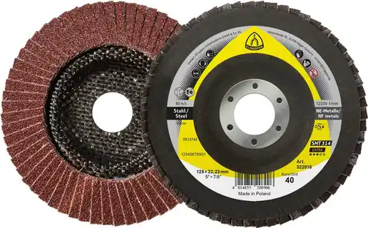 Uitverkoop LAMELLENSCHIJF SMT314 125MM K80