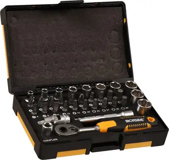 Gereduceerde Prijs DOPPEN-/BITSET 34-DELIG 1/4