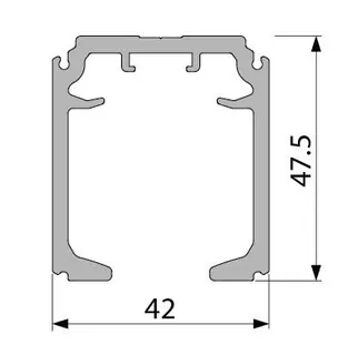 BOVENRAIL 160 ALU GEAN. 5800MM Goedkoop