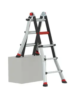 Uitverkoop TELESCOPISCHE VOUWLADDER 4X3