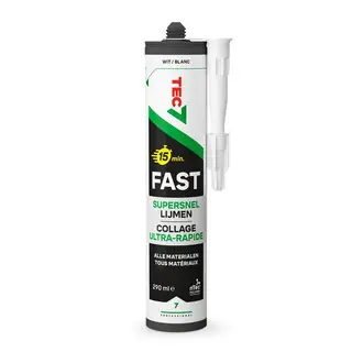 Uitverkoop LIJMKIT FAST WIT 290ML