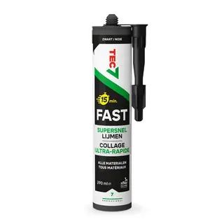 LIJMKIT FAST ZWART 290ML Uitverkoop