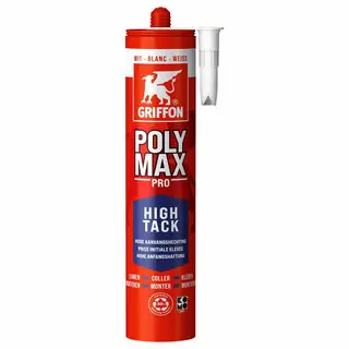 POLYMAX HIGH TACK 425GR. WIT Finale Uitverkoop