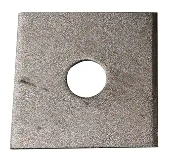 Superprijs VOLGPLAAT 80X80X6MM MET GAT 22MM