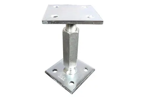 VERSTELBARE PAALHOUDER 90X90MM Tijdelijk Beschikbaar