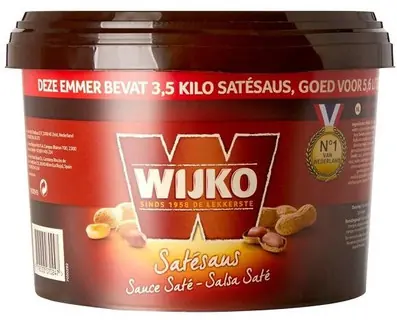 SATESAUS WYKO EMMER 3,125KG Gereduceerde Prijs