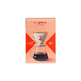 KOFFIEFILTERS NO.4 DOOSJE 100 ST Favoriet