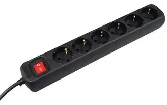 TAFELCONTACTDOOS 6-VOUDIG RA Seizoensaanbieding