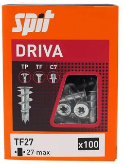 GIPSPLAATPLUG DRIVA TF27 Beperkt Aanbod