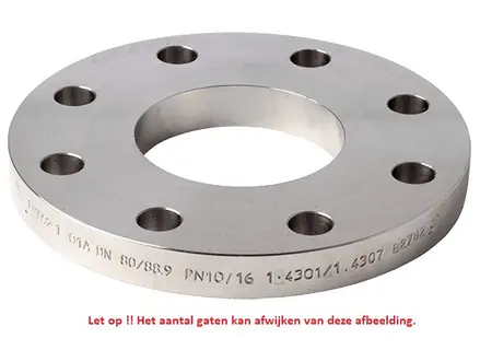 Exclusieve Aanbieding VLAKKE LASFLENS 304 NW150/168.3