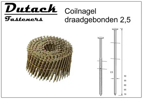 Coilnagel draadgebonden Fabrieksprijs