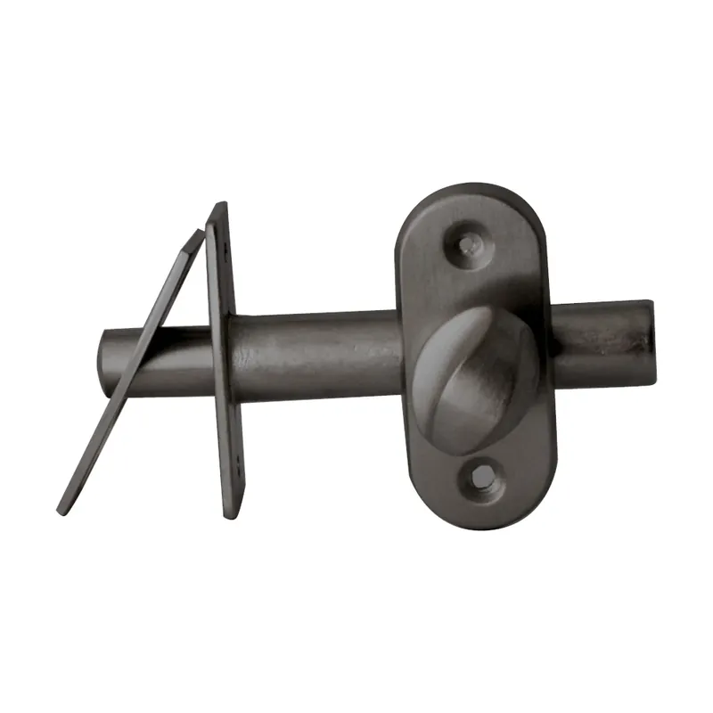 Speciale Aanbieding Hardbrass Insteekgrendel voordeur 50mm PVD Gun Metal