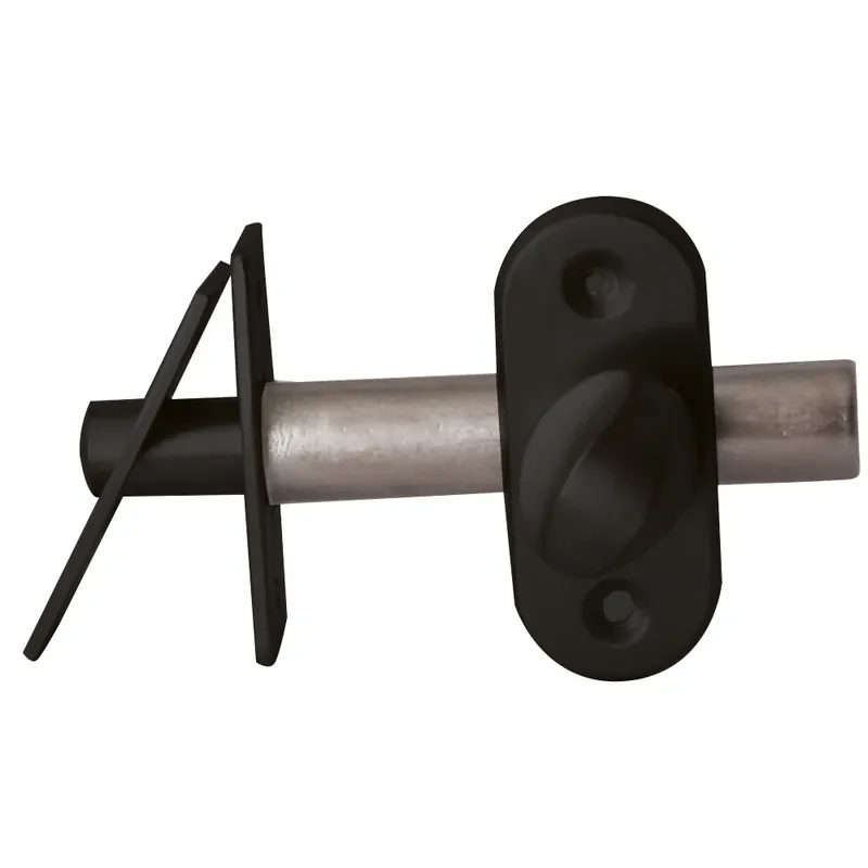 Nu Kopen Hardbrass Insteekgrendel voordeur 50mm Zwart