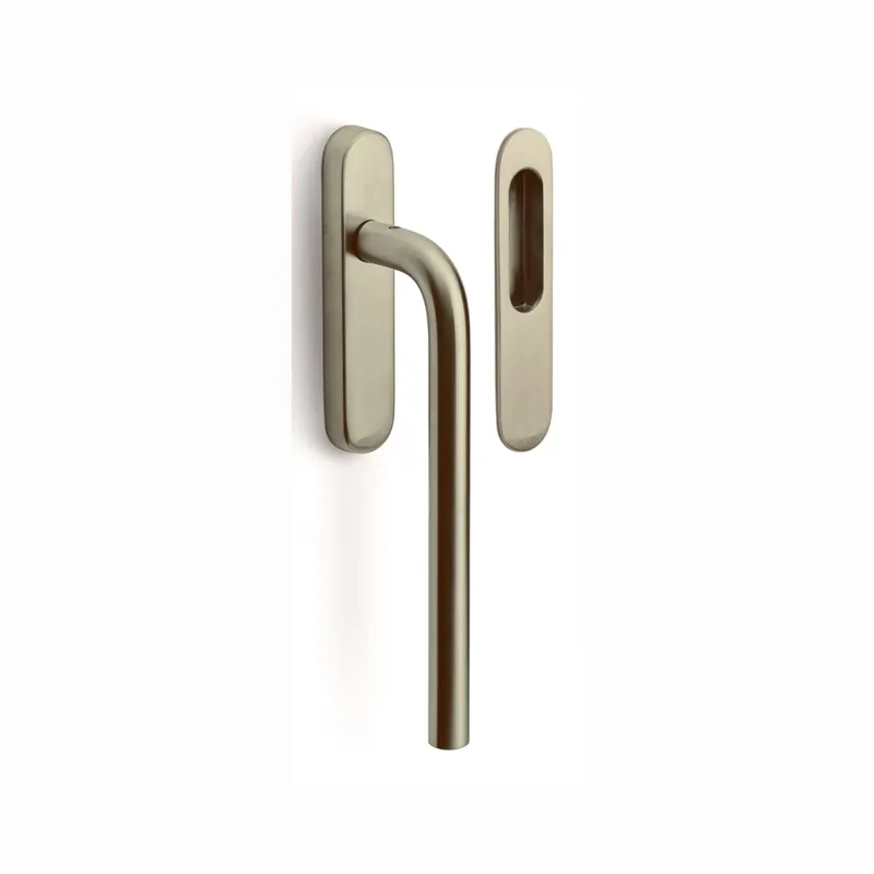 Seizoensaanbieding Formani LB231 BASICS Massief Hefschuifdeurbeslag kruk/kom PVD Champagne