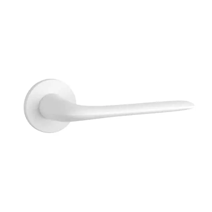 Aprile Deurkruk Viola op rond rozet Mat wit Exclusieve Aanbieding