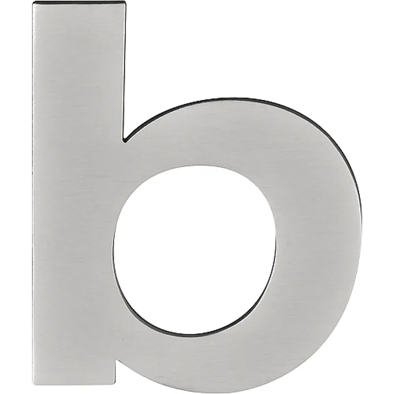 Formani BASICS Huisletter B 100mm Mat RVS Bestel Nu