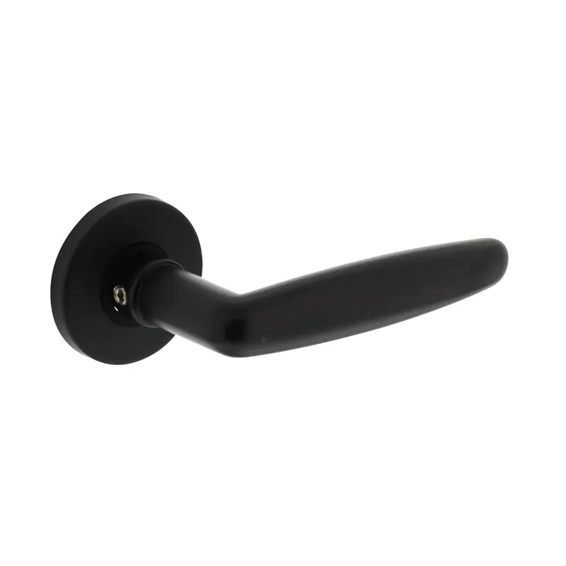 Intersteel Deurkruk Sophie met rozet ø49x7mm verdekt mat zwart Fabrieksprijs