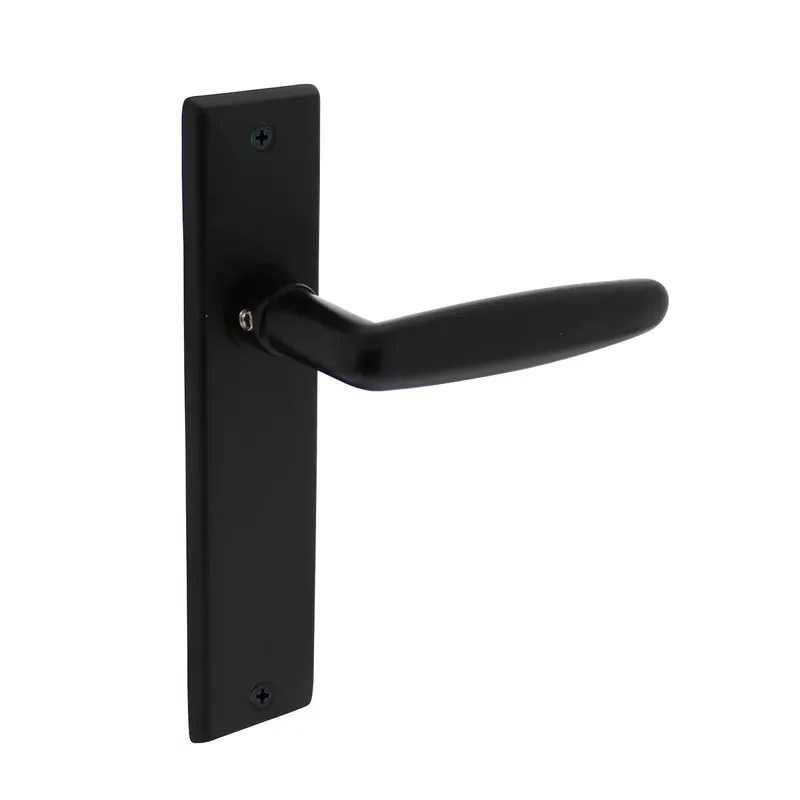 Intersteel Deurkruk Sophie met schild 181x41x7mm mat zwart Nu Kopen