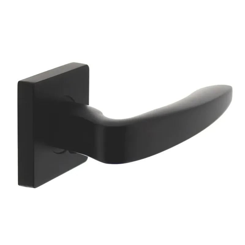 Intersteel Deurkruk Zeus op vierkant rozet mat zwart Lage Kosten