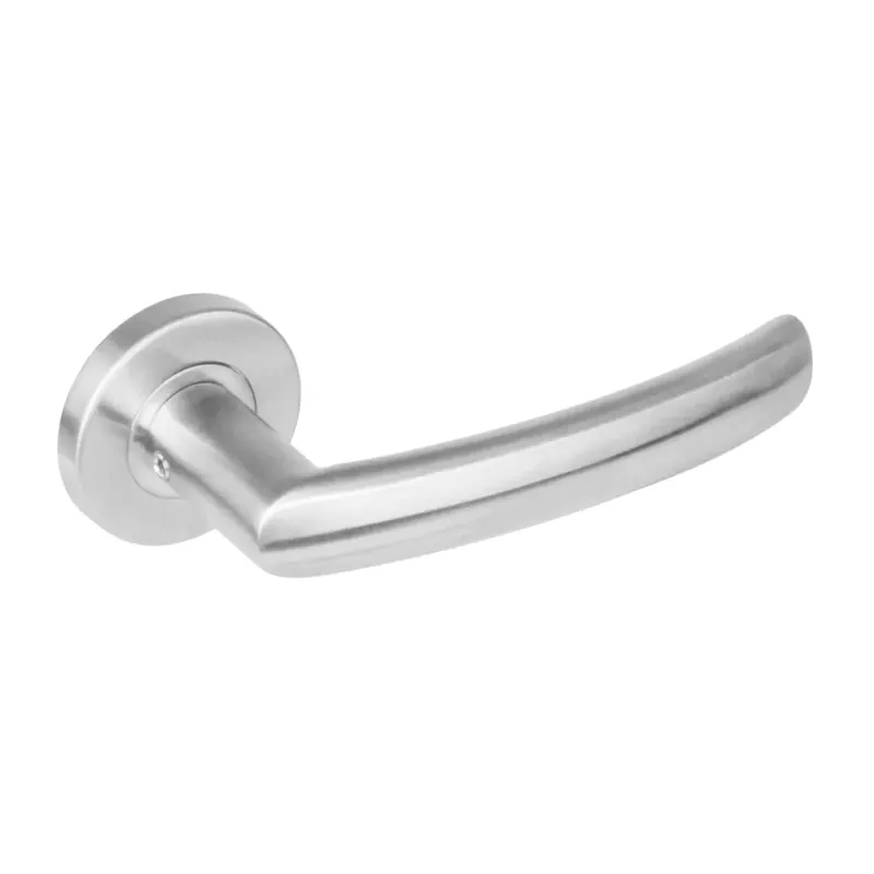 Bestel Nu Intersteel Deurkruk Blok op rozet met 7 mm nok rvs geborsteld