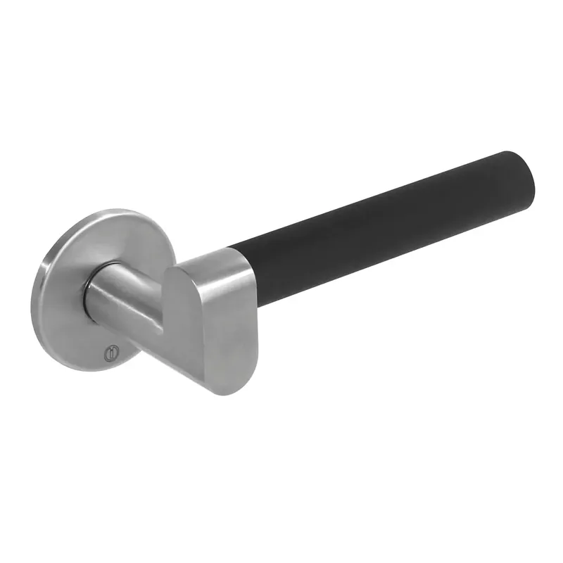 Intersteel Deurkruk Munnikhof Dock Black met ronde rozet ø52x5mm geveerd rvs Betaalbaar