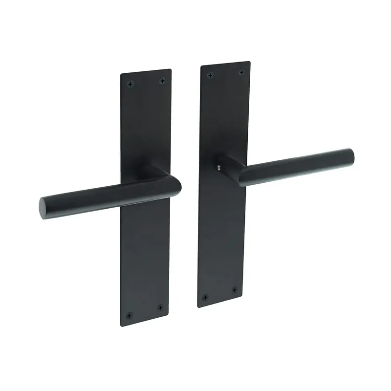 Intersteel Deurkruk Jura met schild 250x55x2mm zwart Veilige Betaling