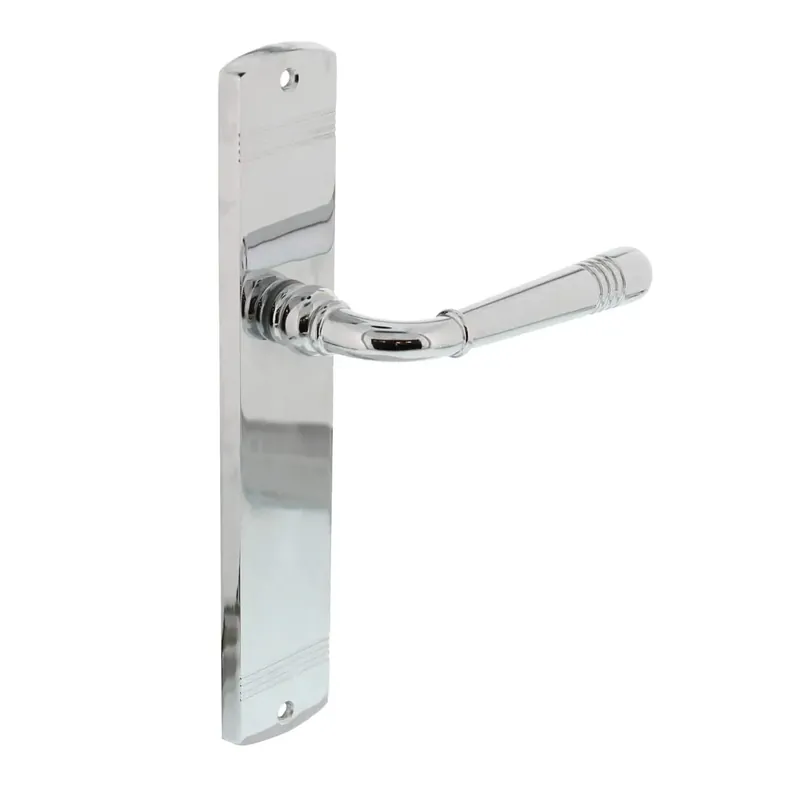 Gecertificeerd Intersteel Deurkruk Helena op schild 235x45x8 mm chroom