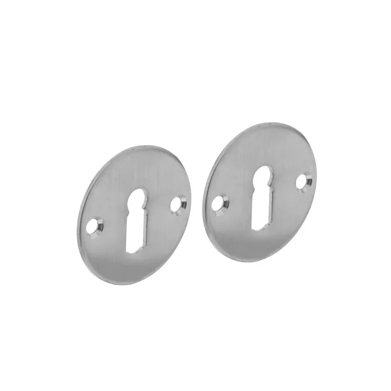 Intersteel Rozet Rond Plat 50mm Sleutelgat plat RVS Geborsteld Tijdelijk Beschikbaar