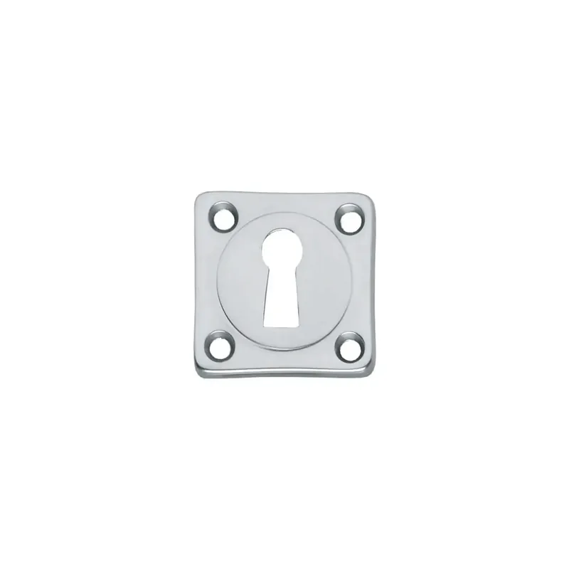 Koop Online Intersteel Rozet sleutelgat schroefgat Vierkant Chroom Mat