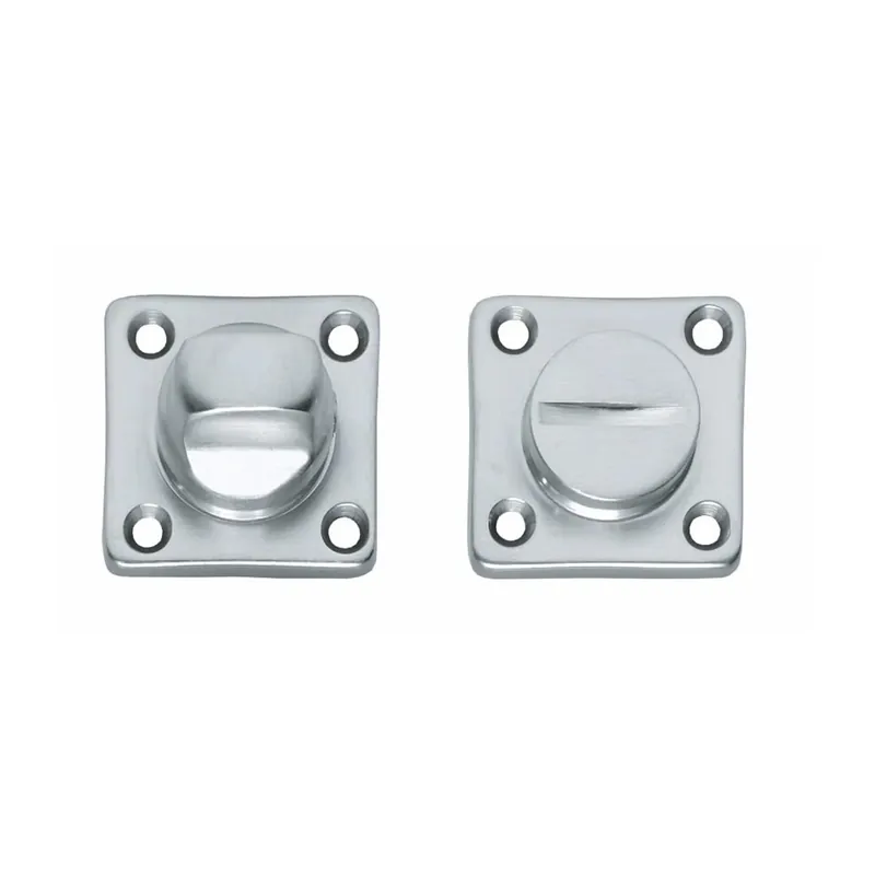 Superprijs Intersteel Rozet toilet-/badkamersluiting Vierkant Chroom Mat