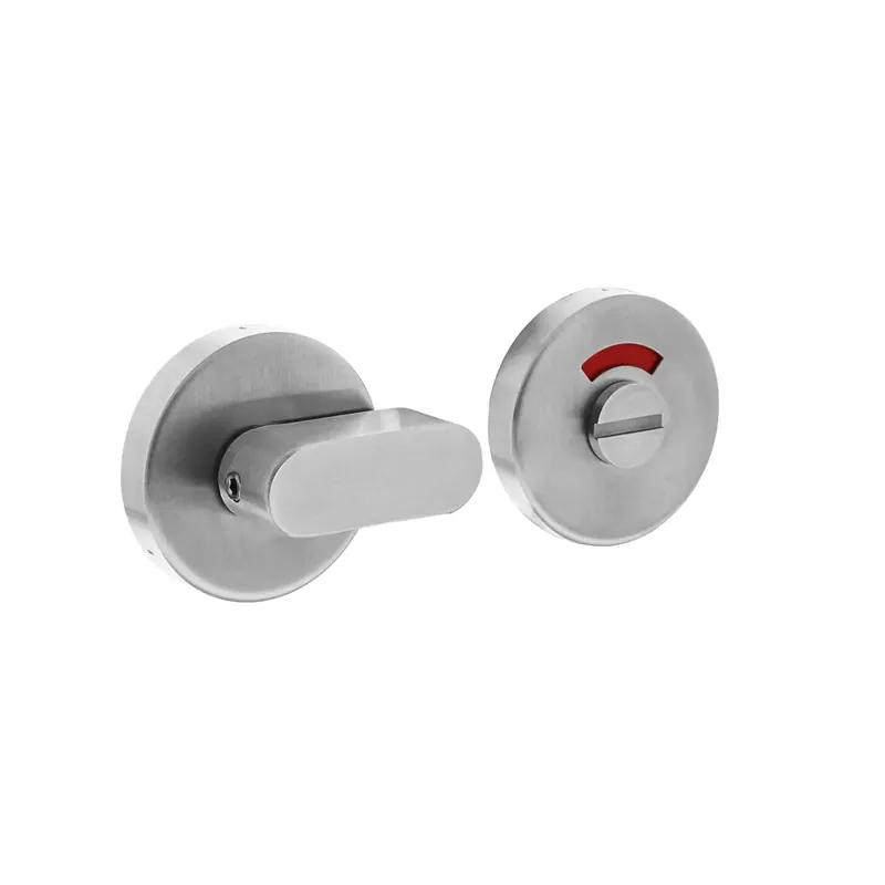 Intersteel Rozet toilet-/badkamersluiting comfortknop Rond Verdekt RVS Geborsteld Meest Verkocht