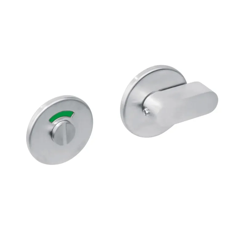 Intersteel Rozet toilet-/badkamersluiting Rond Plat RVS Geborsteld Hoge Kwaliteit