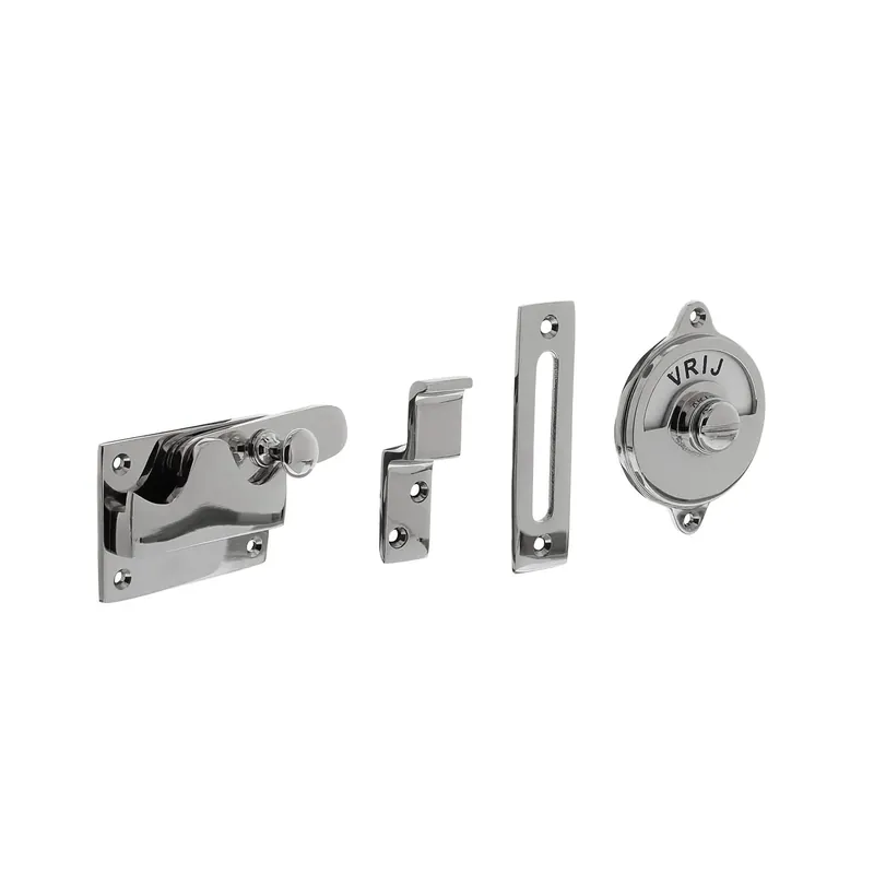 Intersteel WC-overslag vlak vrij / bezet nikkel Op = Op