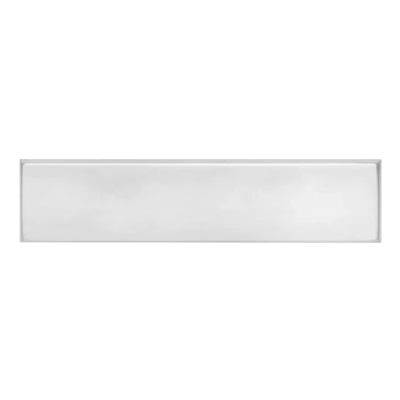 Intersteel Tochtwering Rechthoek met klep verdekt 340x76mm RVS Geborsteld Lage Kosten