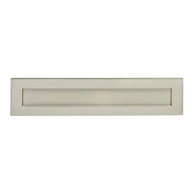 Intersteel Brievenbus rechthoekig nikkel mat 348 x 75 mm Nieuw