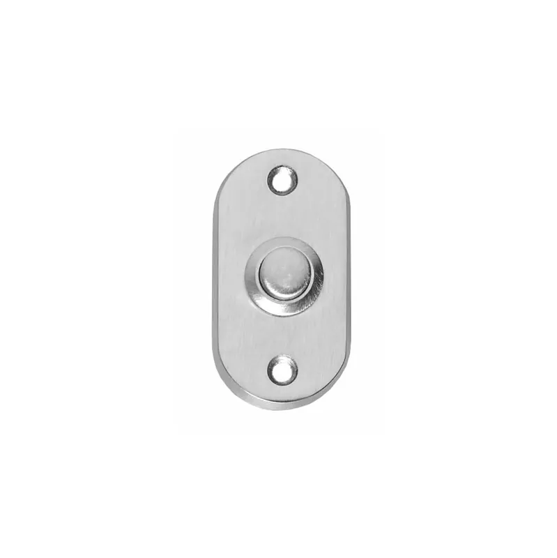 Goedkoop Intersteel Deurbel ovaal chroom mat