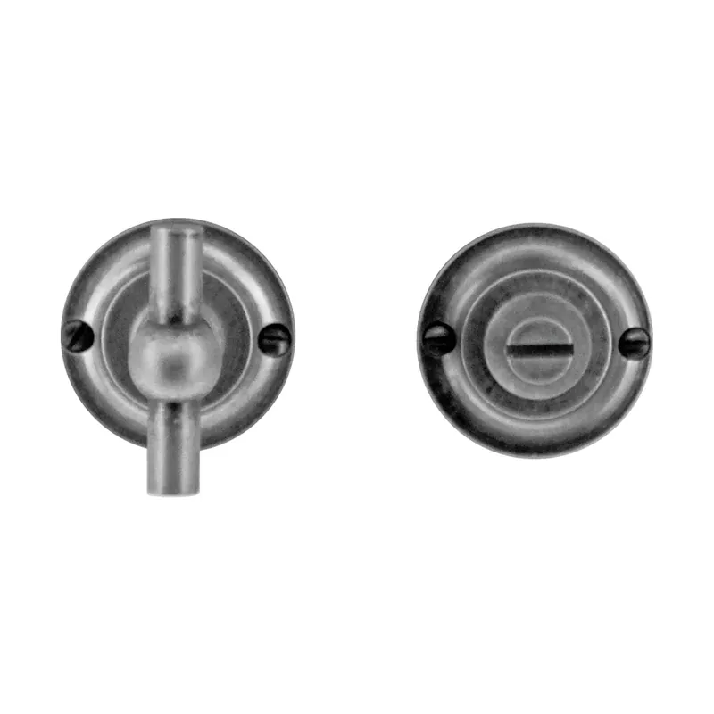 Veilige Betaling HDD Pro WC Garnituur Rond Retro 43 Mm Classic Petra Old Silver