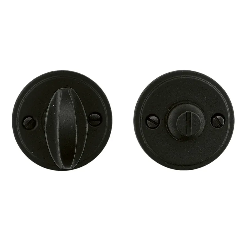 HDD Pro WC Garnituur Rond Retro 48 Mm Plat Zwart Hete Deal