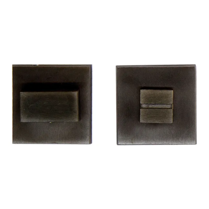 HDD Pro WC Garnituur Square 48 Mm Gunmetal Gratis Retour