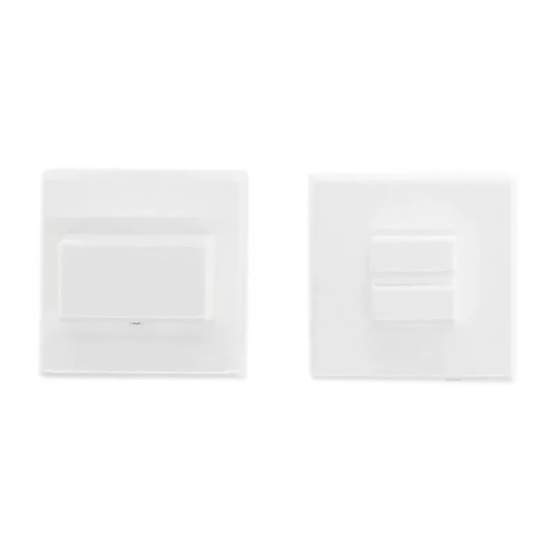 Actieprijs HDD Pro WC Garnituur Square 48 Mm Wit Structuur