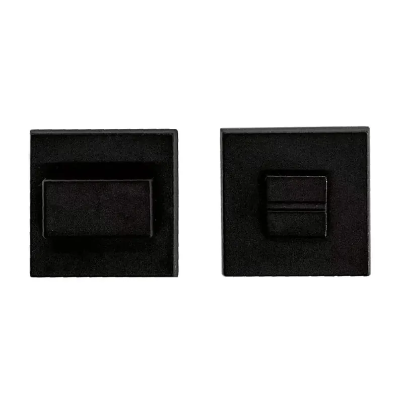 Seizoensaanbieding HDD Pro WC Garnituur Square 48 Mm Zwart Tige 120 Mm