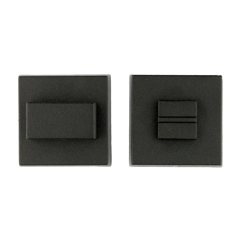 Exclusieve Aanbieding HDD Pro WC Garnituur Square 48 Mm Zwart Structuur Uv